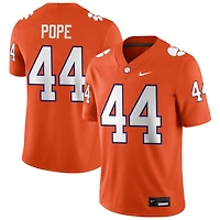 Banks Pope Men's Nike Orange Clemson Tigers NIL Pick-A-Player Game Jersey