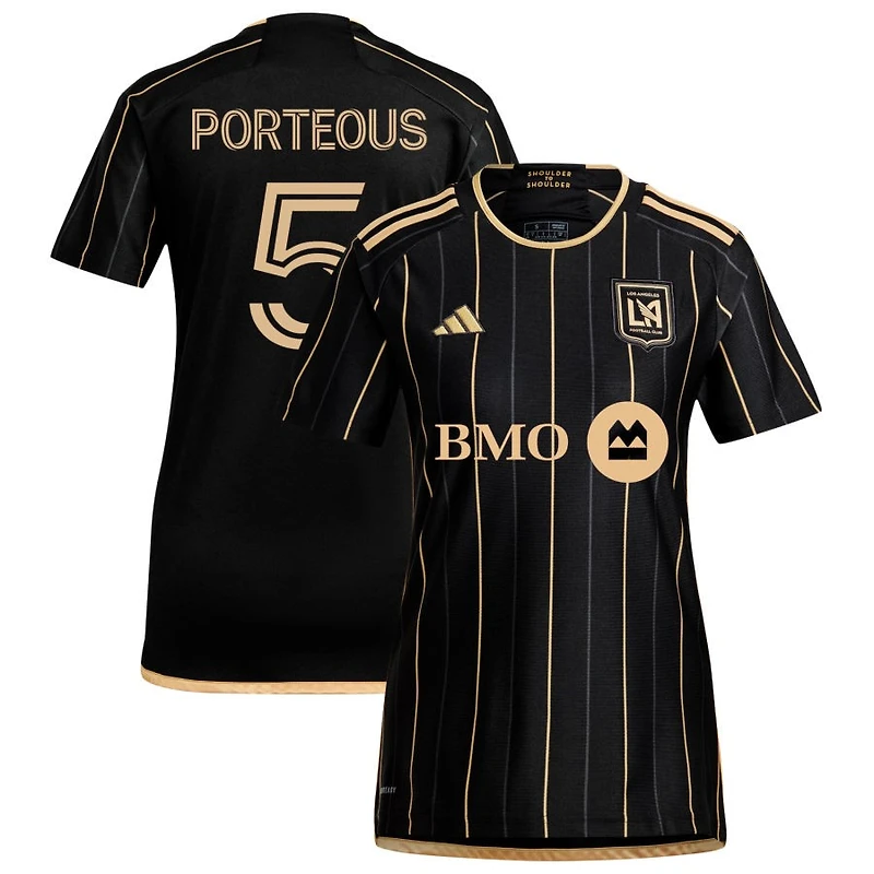 Ryan Porteous Women's adidas Black LAFC 2024 Primary Replica Custom Jersey