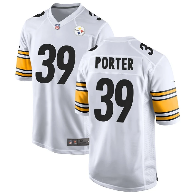 Daryl Porter Men's Nike White Pittsburgh Steelers Game Custom Jersey