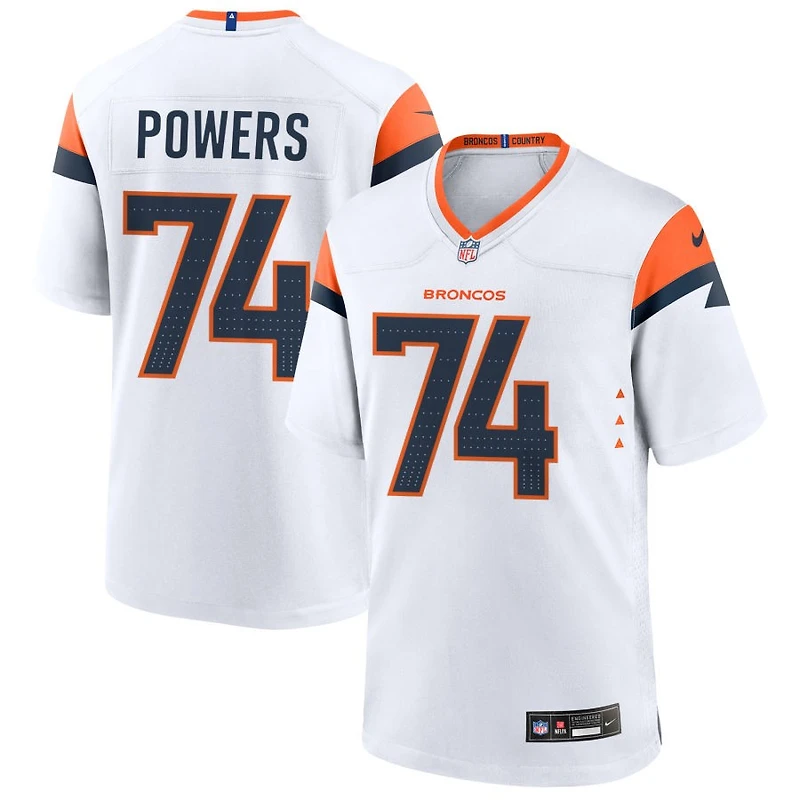 Ben Powers Men's Nike White Denver Broncos Mile High Collection Custom Game Jersey