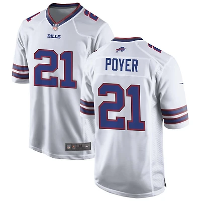 Jordan Poyer Men's Nike White Buffalo Bills Custom Game Jersey