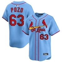 Yohel Pozo Men's Nike Light Blue St. Louis Cardinals Alternate Limited Custom Jersey