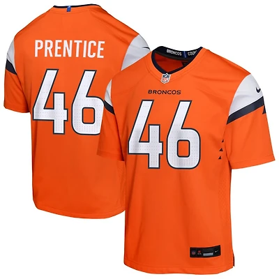 Adam Prentice Youth Nike  Orange Denver Broncos Mile High Collection Custom Game Jersey