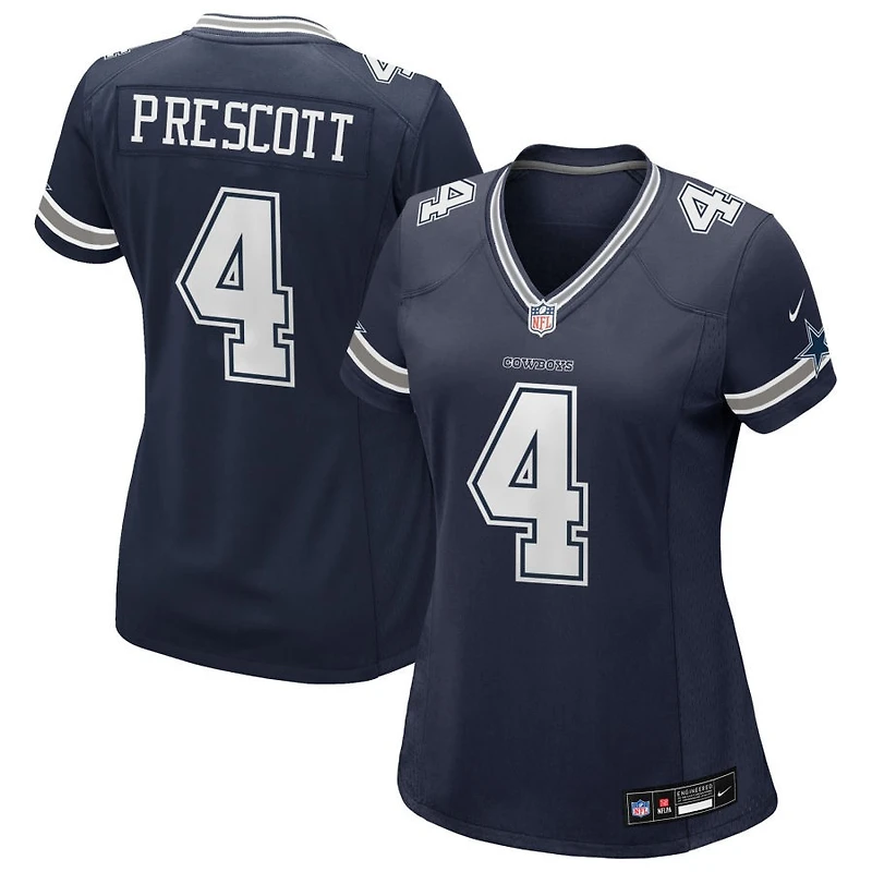 Dak Prescott Women's Nike Navy Dallas Cowboys Custom Game Jersey