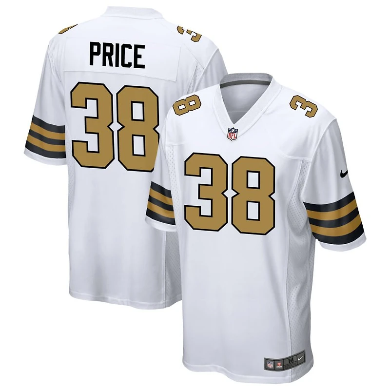 Jayden Price Men's Nike White New Orleans Saints Alternate Custom Game Jersey