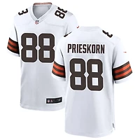 Caden Prieskorn Men's Nike White Cleveland Browns Custom Game Jersey