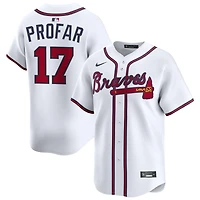 Jurickson Profar Men's Nike White Atlanta Braves Home Limited Custom Jersey