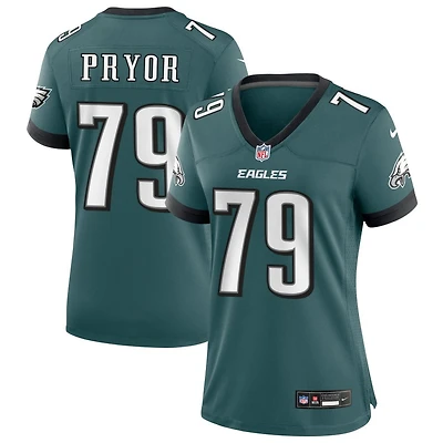 Matt Pryor Women's Nike Midnight Green Philadelphia Eagles Custom Game Jersey