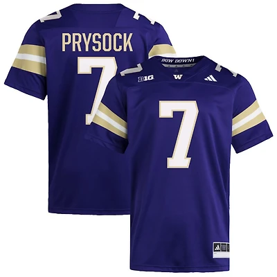 Ephesians Prysock Men's adidas  Purple Washington Huskies NIL Pick-A-Player Home Premier Football Jersey