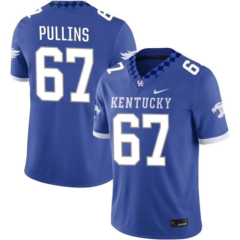 Brady Pullins Men's Nike Royal Kentucky Wildcats NIL Pick-A-Player Game Jersey