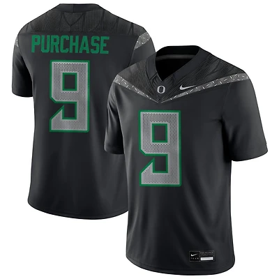 Blake Purchase Men's Nike Black Oregon Ducks NIL Pick-A-Player Game Jersey