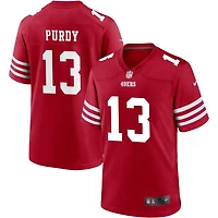 Brock Purdy Men's Nike Scarlet San Francisco 49ers Custom Jersey