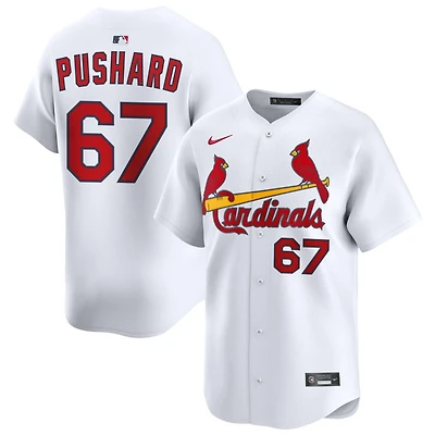 Matt Pushard Men's Nike White St. Louis Cardinals Home Limited Custom Jersey