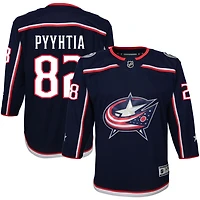 Mikael Pyyhtia Youth Navy Columbus Blue Jackets Home Premier Custom Jersey