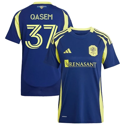 Ahmed Qasem Women's adidas  Navy Nashville SC 2025 The Heart of Nashville Kit Replica Custom Jersey