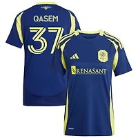 Ahmed Qasem Women's adidas  Navy Nashville SC 2025 The Heart of Nashville Kit Replica Custom Jersey
