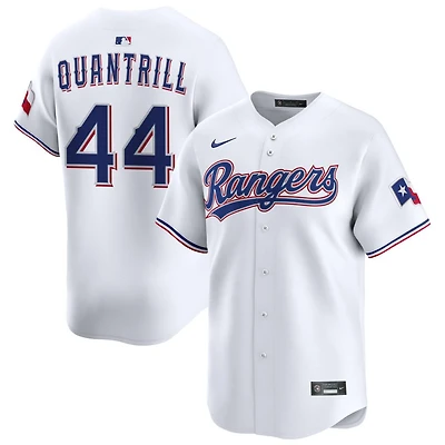 Cal Quantrill Men's Nike White Texas Rangers Home Limited Custom Jersey