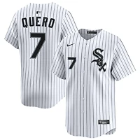 Edgar Quero Men's Nike White Chicago White Sox Home Limited Custom Jersey
