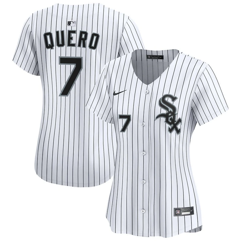 Edgar Quero Women's Nike White Chicago White Sox Home Limited Custom Jersey