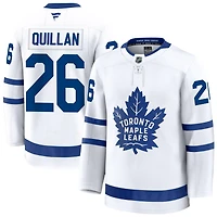 Jacob Quillan Men's Fanatics White Toronto Maple Leafs Away Premium Custom Jersey