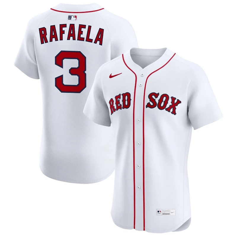 Ceddanne Rafaela Men's Nike White Boston Red Sox Home Elite Custom Jersey
