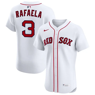 Ceddanne Rafaela Men's Nike White Boston Red Sox Home Elite Custom Jersey