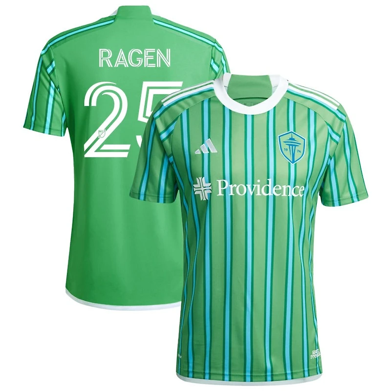 Jackson Ragen Men's adidas  Green Seattle Sounders FC 2024 The Anniversary Kit Replica Custom Jersey