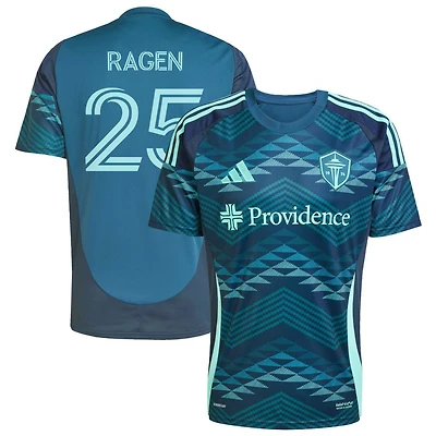Jackson Ragen Men's adidas Blue Seattle Sounders FC 2025 The Salish Sea Kit Replica Custom Jersey
