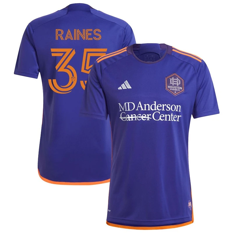 Brooklyn Raines Women's adidas Purple Houston Dynamo FC 2024 Still Holdin' Replica Custom Jersey