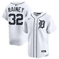 Tanner Rainey Men's Nike White Detroit Tigers Home Limited Custom Jersey