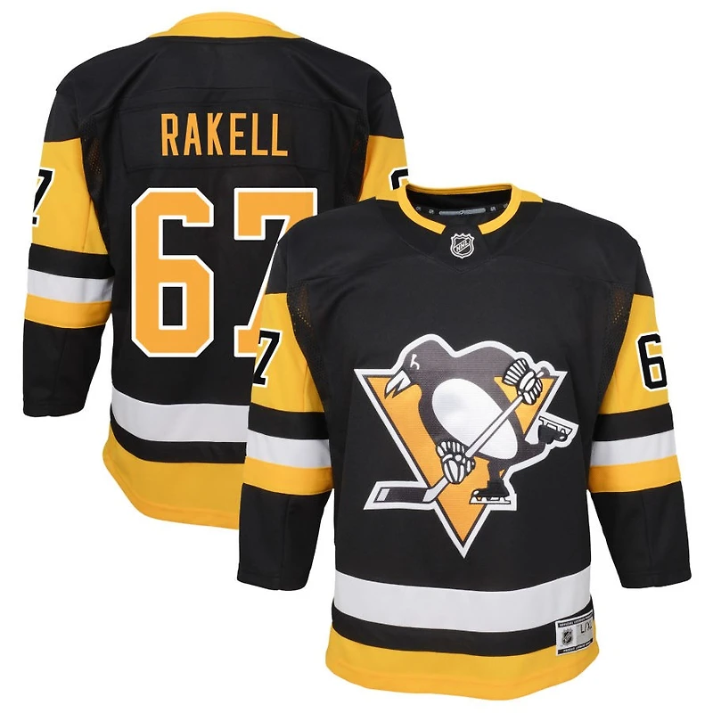 Rickard Rakell Youth Black Pittsburgh Penguins Home Premier Custom Jersey