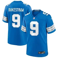 Ennis Rakestraw Men's Nike  Blue Detroit Lions Custom Game Jersey