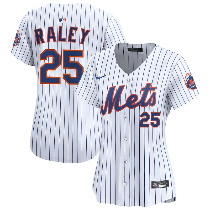 Brooks Raley Women's Nike White New York Mets Home Limited Custom Jersey