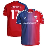 Ramiro Benetti Ramiro Men's adidas  Navy FC Dallas 2024 After Burner Authentic Custom Jersey