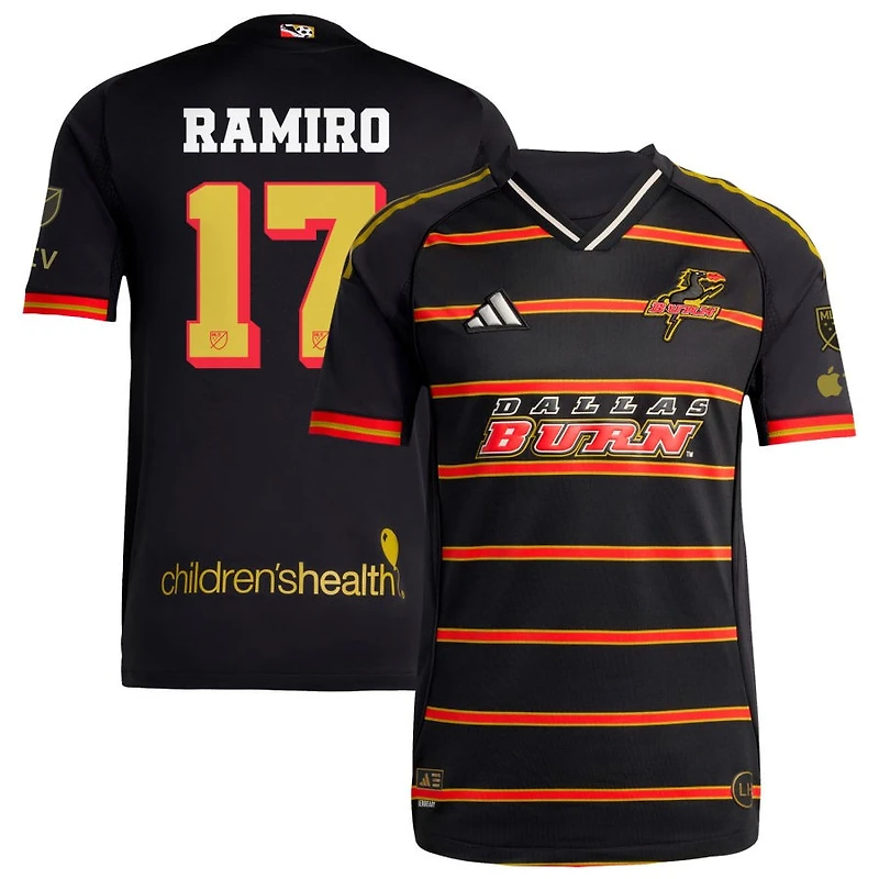 Ramiro Benetti Ramiro Men's adidas Black FC Dallas 2025 Third Authentic Custom Jersey