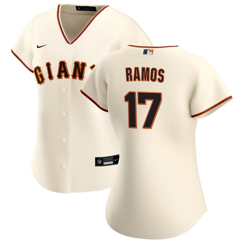 Heliot Ramos Women's Nike Cream San Francisco Giants Home Replica Custom Jersey