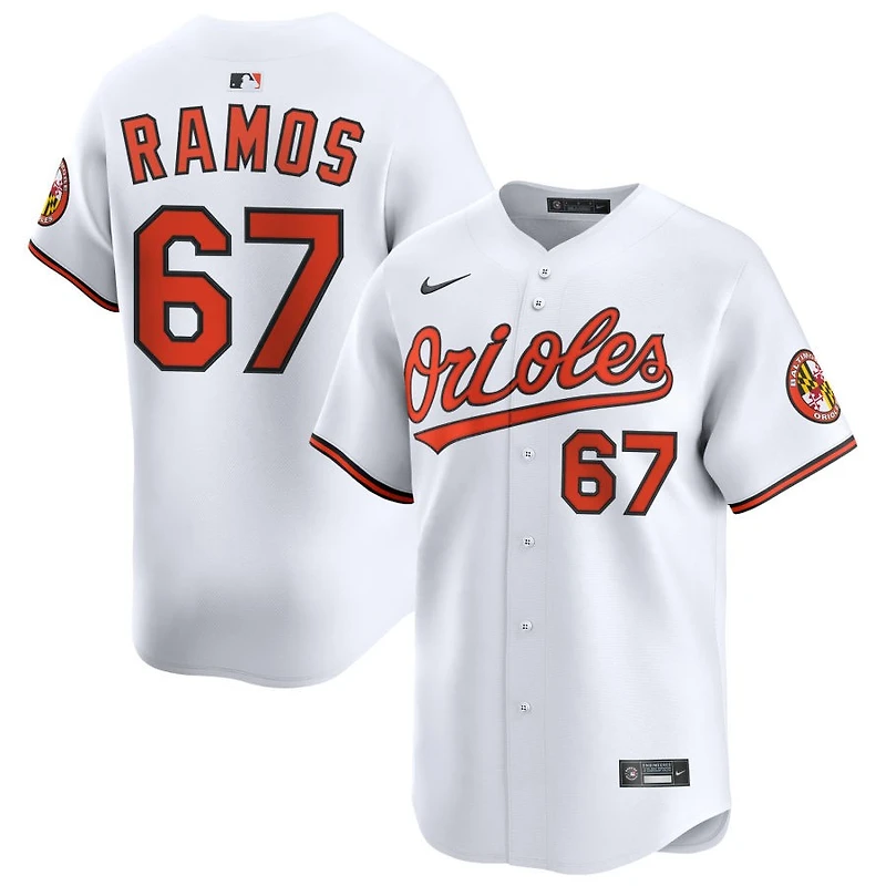 Bryan Ramos Youth Nike White Baltimore Orioles Home Custom Limited Jersey