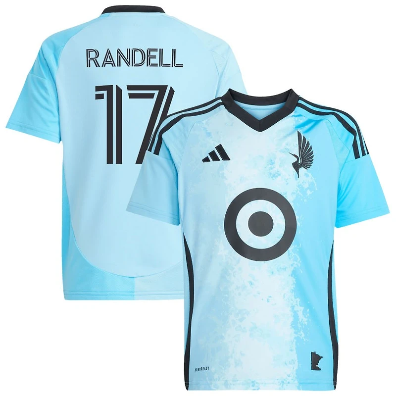 Alisa Randell Youth adidas  Blue Minnesota United FC 2025 CONVERGENCE Replica Custom Jersey
