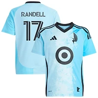 Alisa Randell Youth adidas  Blue Minnesota United FC 2025 CONVERGENCE Replica Custom Jersey