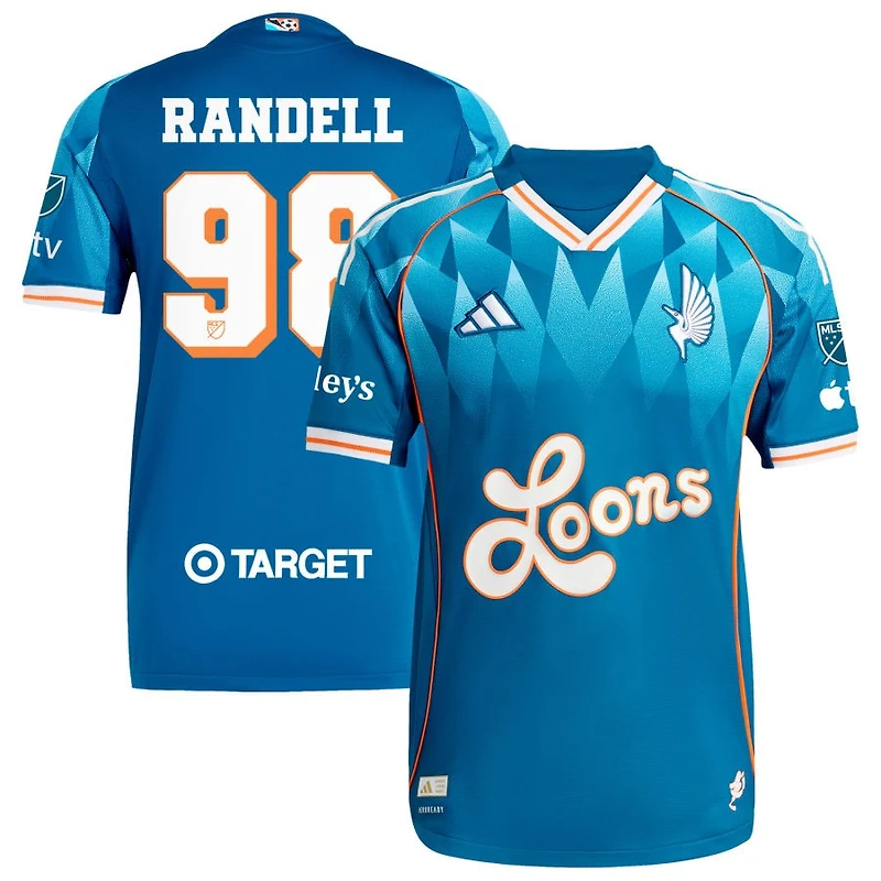 Alisa Randell Men's adidas Blue Minnesota United FC 2025 Third Authentic Custom Jersey