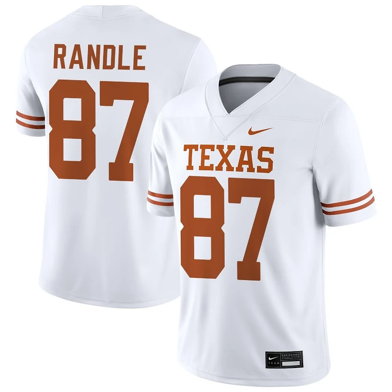 Will Randle Men's Nike White Texas Longhorns NIL Pick-A-Player Game Jersey