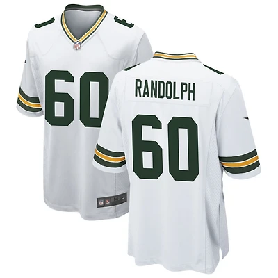 Keith Randolph Men's Nike White Green Bay Packers Custom Game Jersey