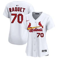 Nick Raquet Women's Nike  White St. Louis Cardinals Home Limited Custom Jersey