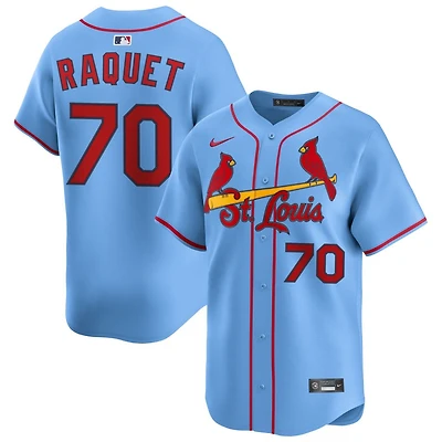 Nick Raquet Men's Nike Light Blue St. Louis Cardinals Alternate Limited Custom Jersey