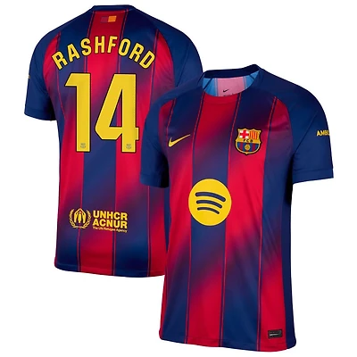 Marcus Rashford Men's Nike  Navy Barcelona 2025/26 Home Replica Custom Jersey