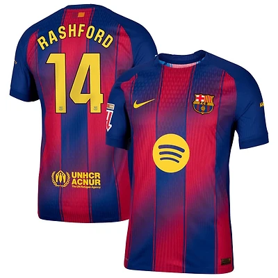 Marcus Rashford Men's Nike  Navy Barcelona 2025/26 Home Authentic Custom Jersey