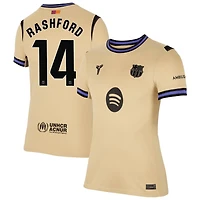 Marcus Rashford Women's Nike  Gold Barcelona 2025/26 Away Stadium Replica Custom Jersey