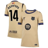Marcus Rashford Youth Nike  Gold Barcelona 2025/26 Away Stadium Replica Custom Jersey