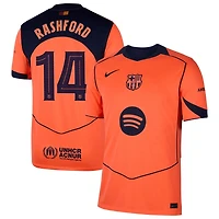 Marcus Rashford Men's Nike  Orange Barcelona 2025/26 Third Replica Jersey