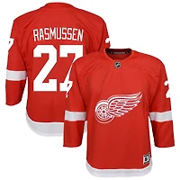 Michael Rasmussen Youth Red Detroit Red Wings Home Custom Premier Jersey